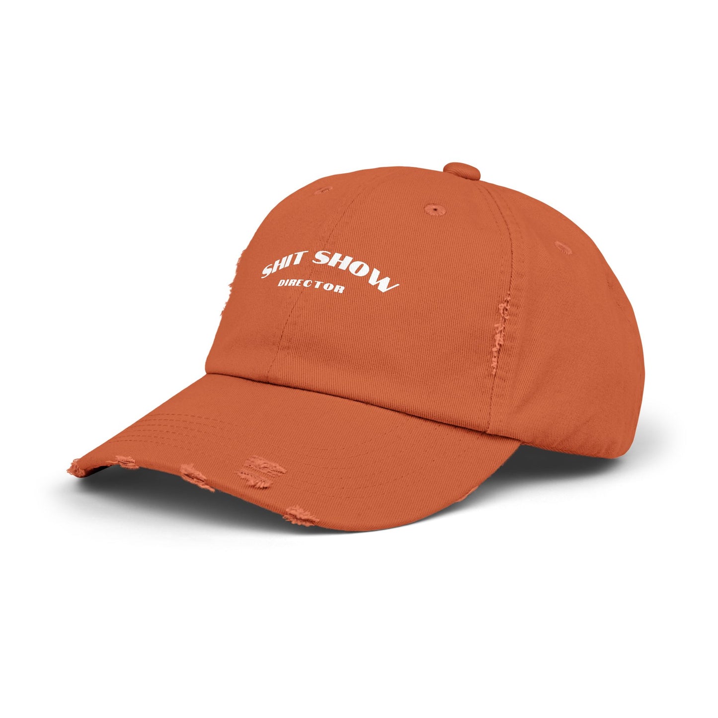 Director of the Shit Show Unisex Distressed Cap