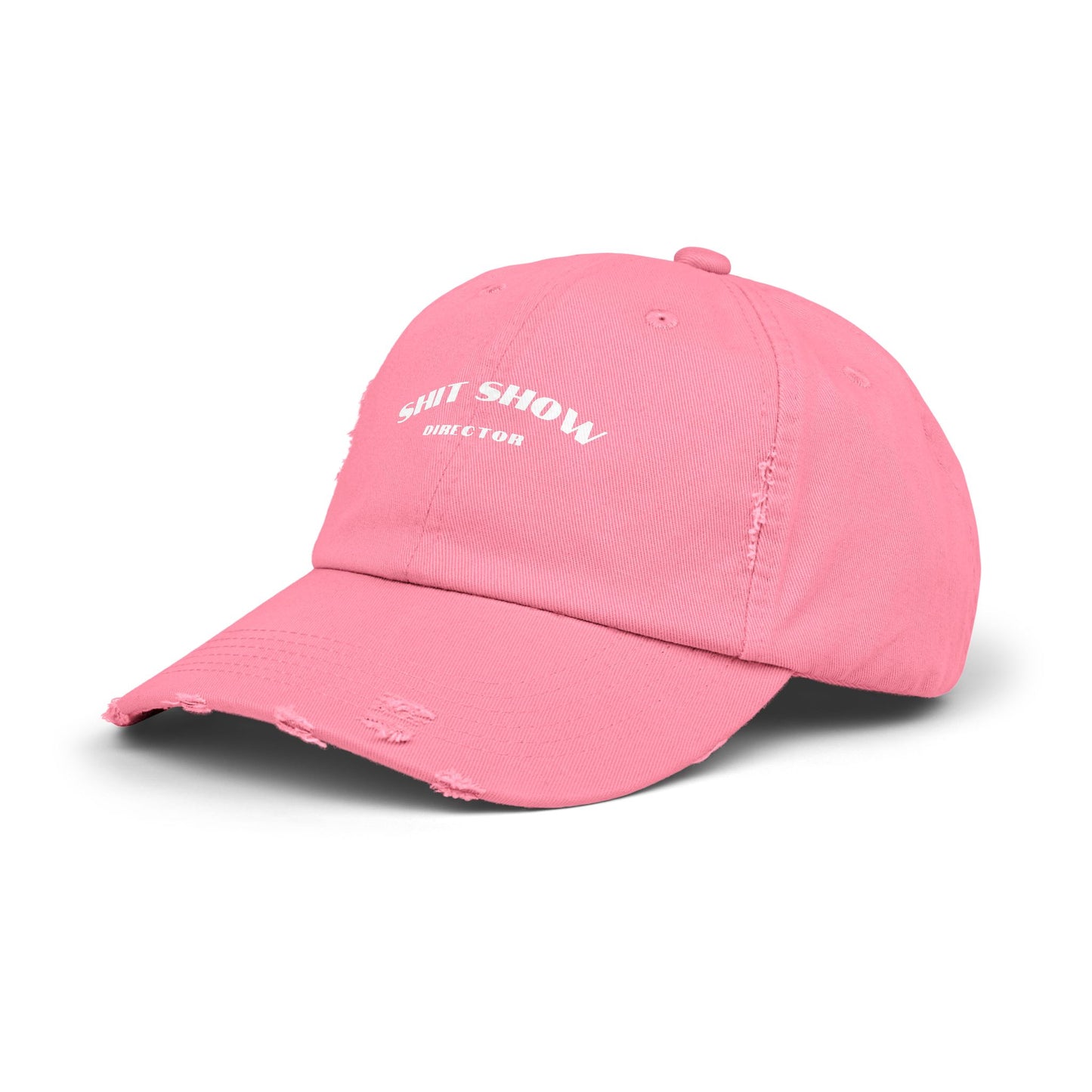 Director of the Shit Show Unisex Distressed Cap