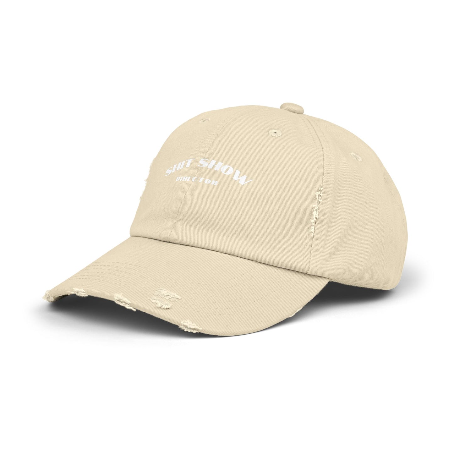 Director of the Shit Show Unisex Distressed Cap