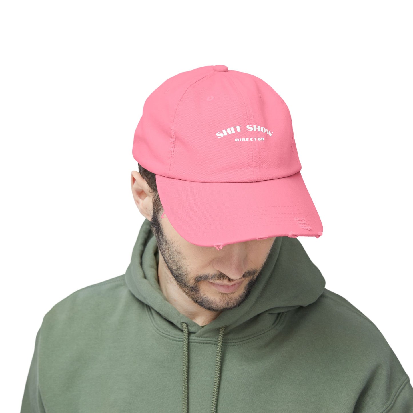 Director of the Shit Show Unisex Distressed Cap