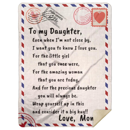 To my daughter Distance Sherpa Blanket