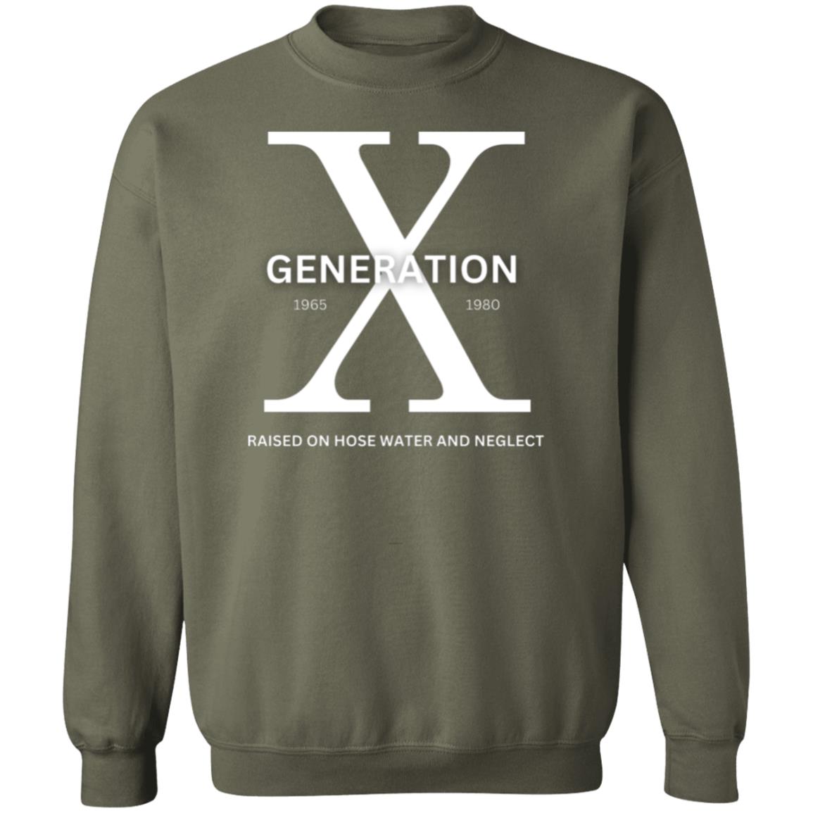 Generation X Crewneck Pullover Sweatshirt