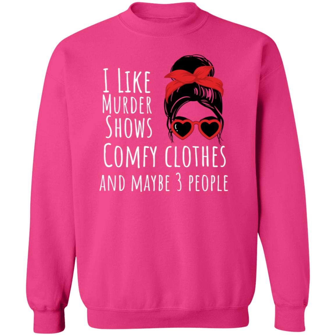 I Like hearts Crewneck Pullover Sweatshirt