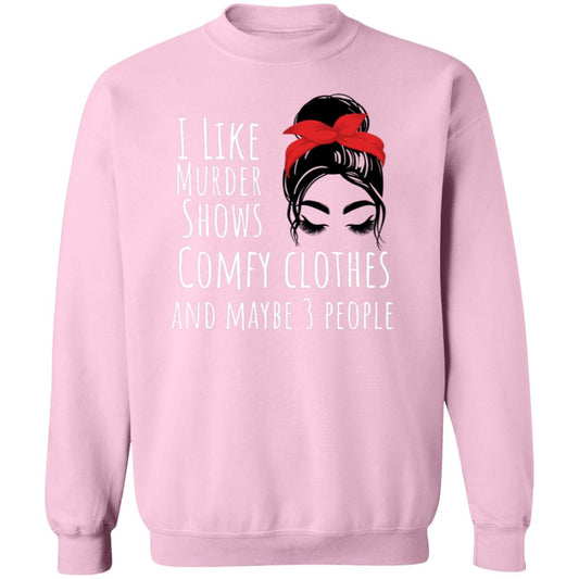 I like with eyelashes Crewneck Pullover Sweatshirt