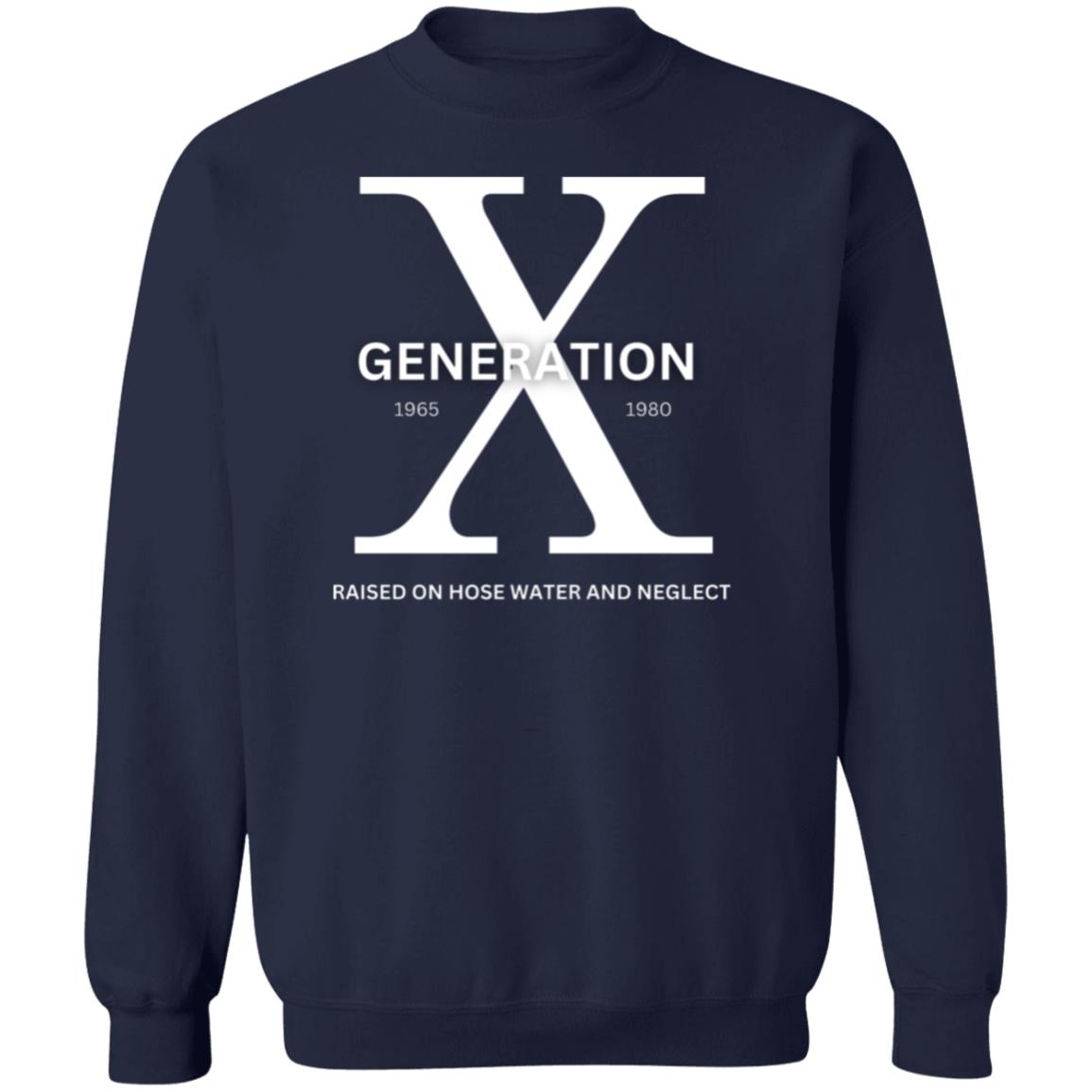 Generation X Crewneck Pullover Sweatshirt