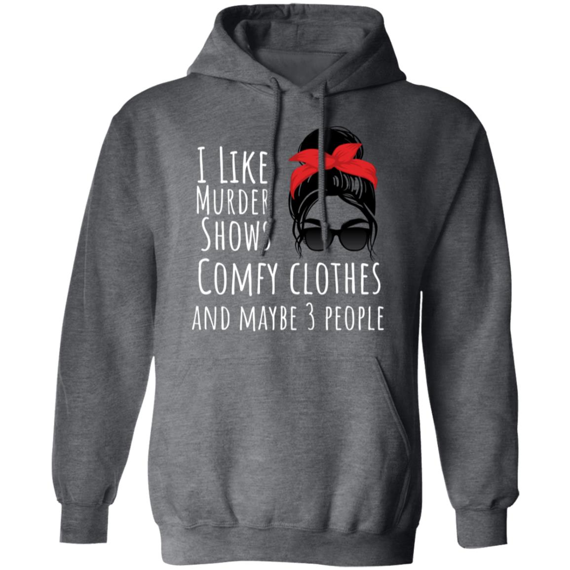 I like with red bow Pullover Hoodie