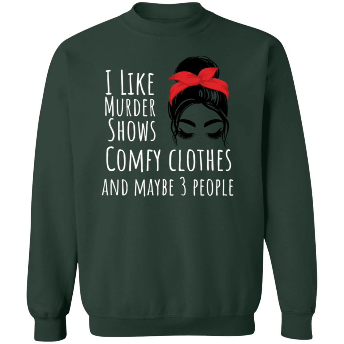 I like with eyelashes Crewneck Pullover Sweatshirt