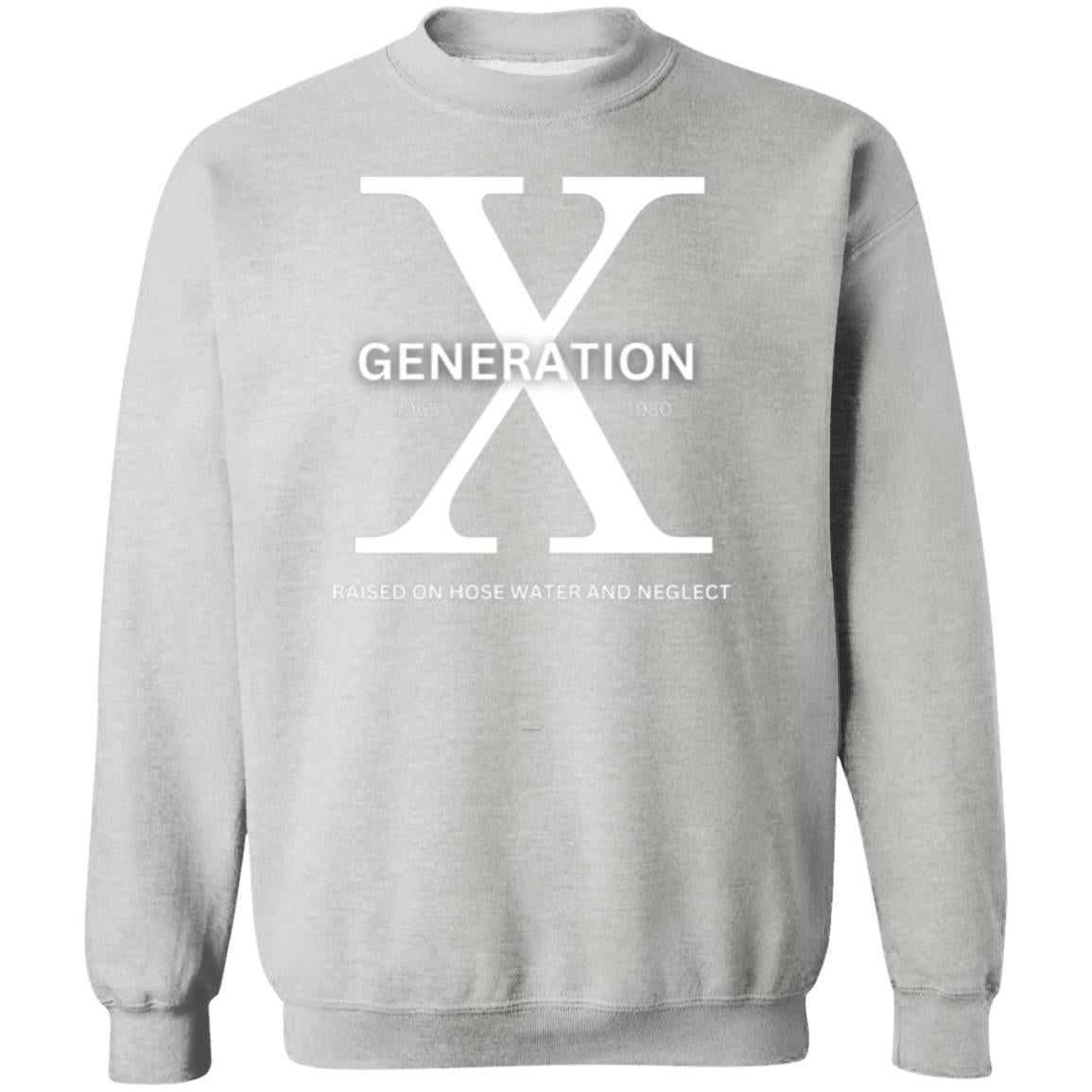 Generation X Crewneck Pullover Sweatshirt