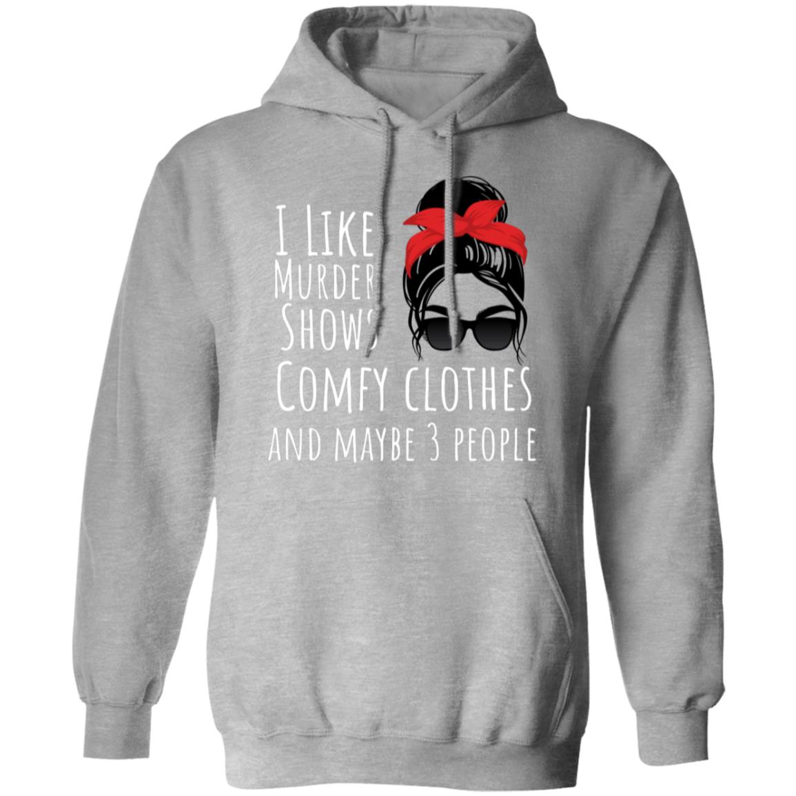 I like with red bow Pullover Hoodie