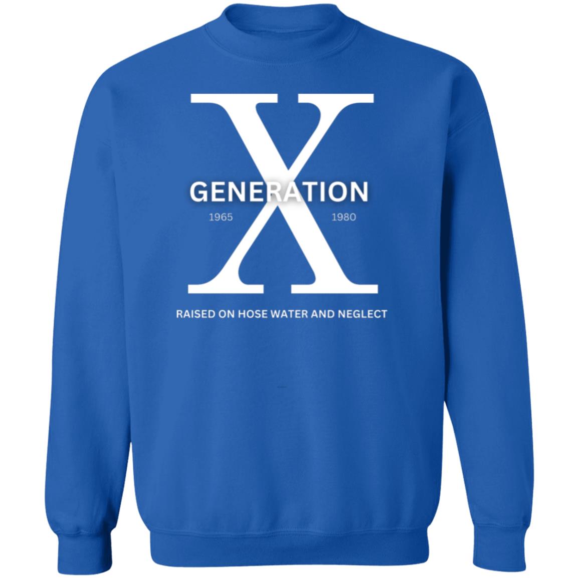 Generation X Crewneck Pullover Sweatshirt