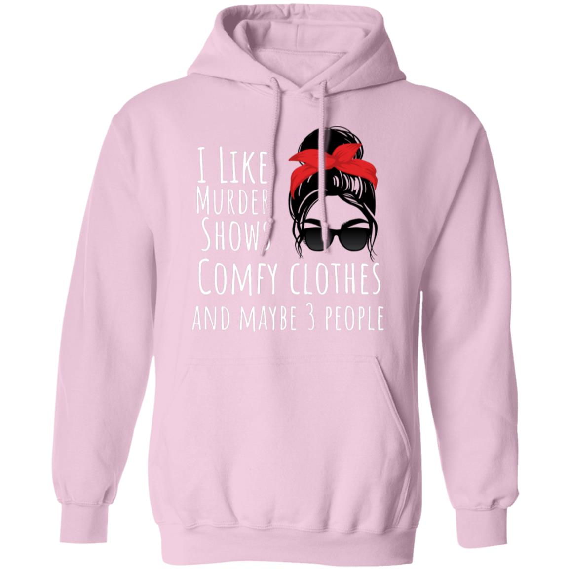 I like with red bow Pullover Hoodie