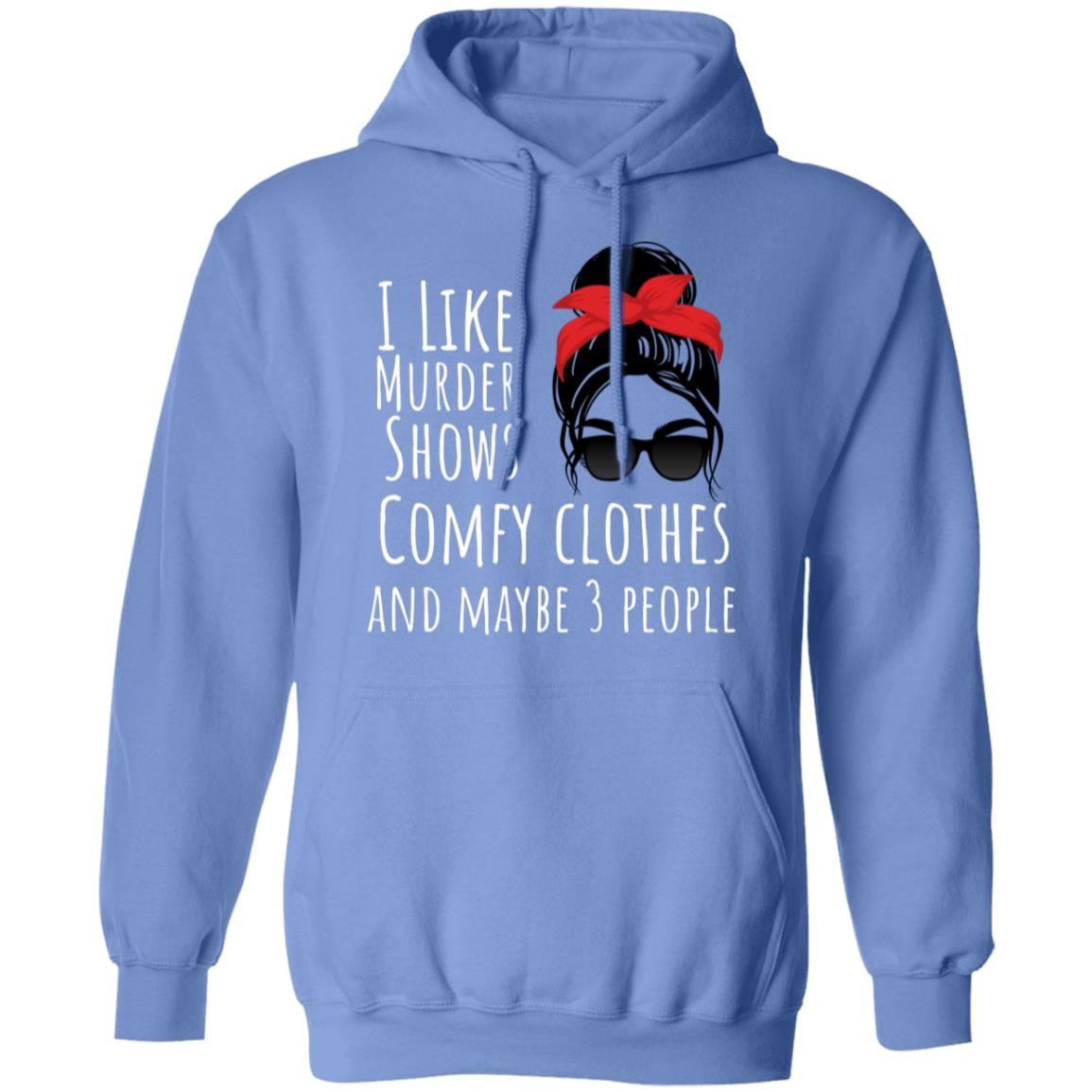 I like with red bow Pullover Hoodie