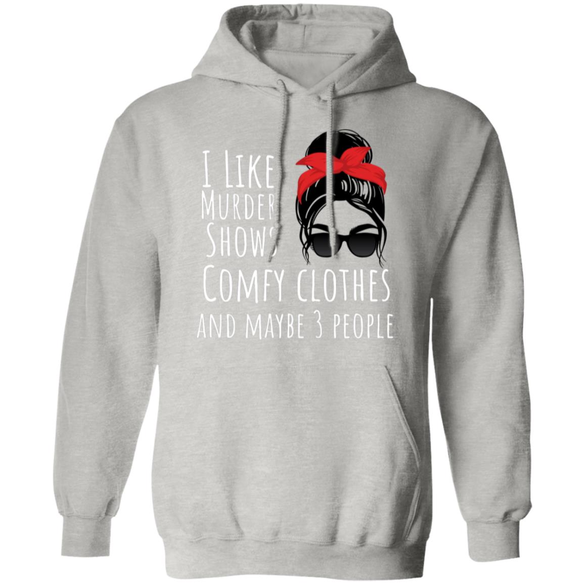 I like with red bow Pullover Hoodie