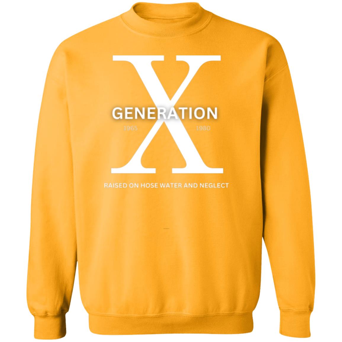 Generation X Crewneck Pullover Sweatshirt