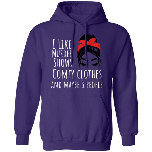 I like with eyelashes Pullover Hoodie