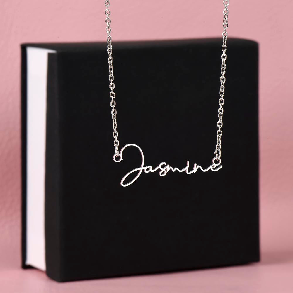 To an Amazing Daughter Name Necklace