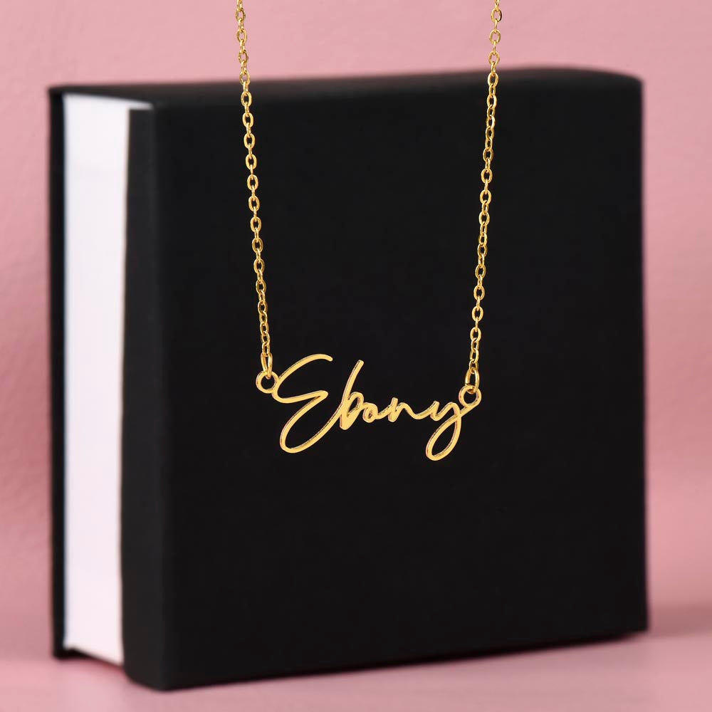 To an Amazing Daughter Name Necklace