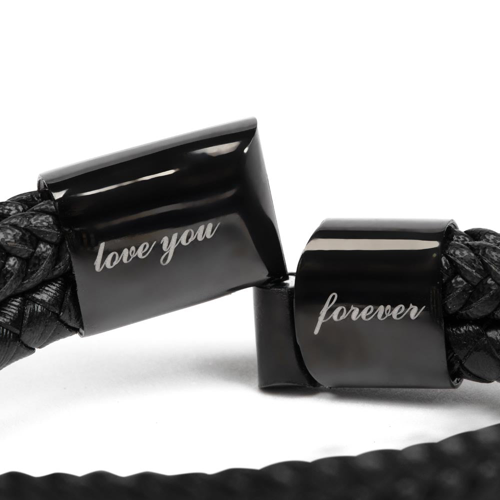 To My Son Never Forget Love You Forever Bracelet