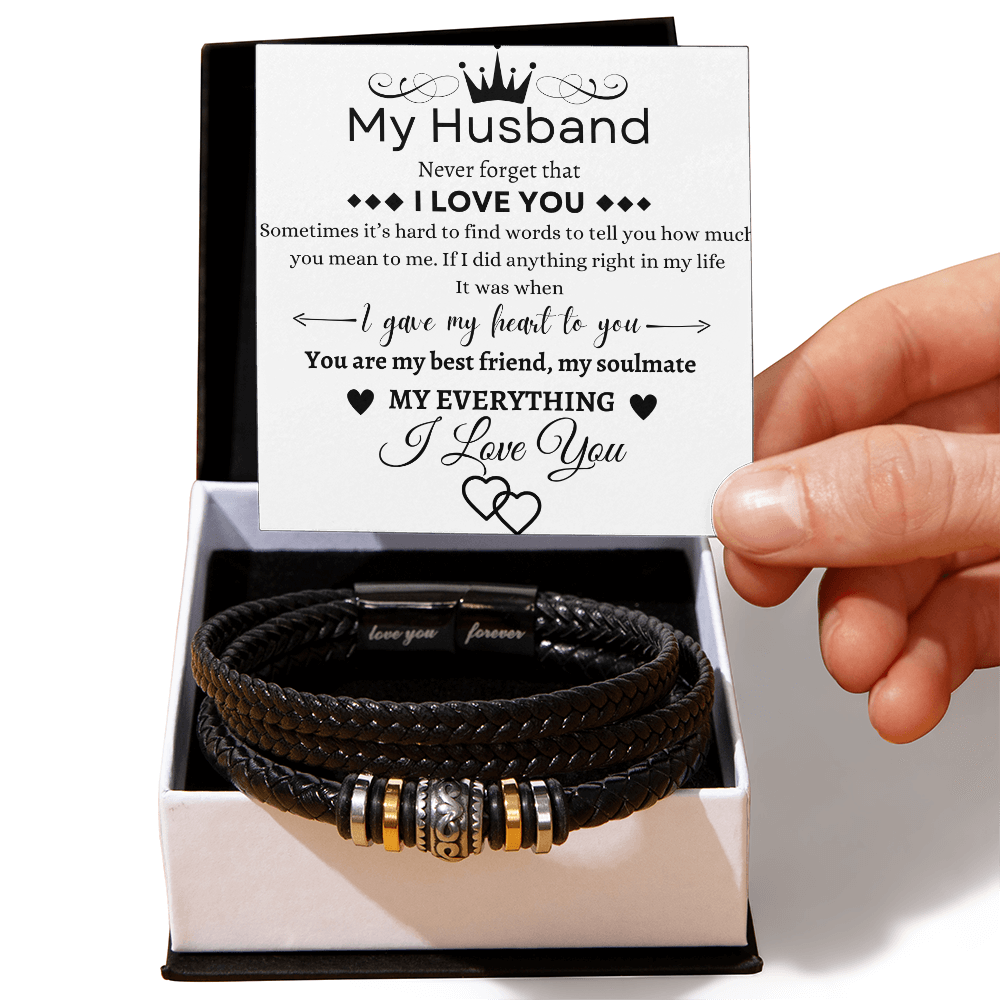 Love You Forever Bracelet | Gift For Husband