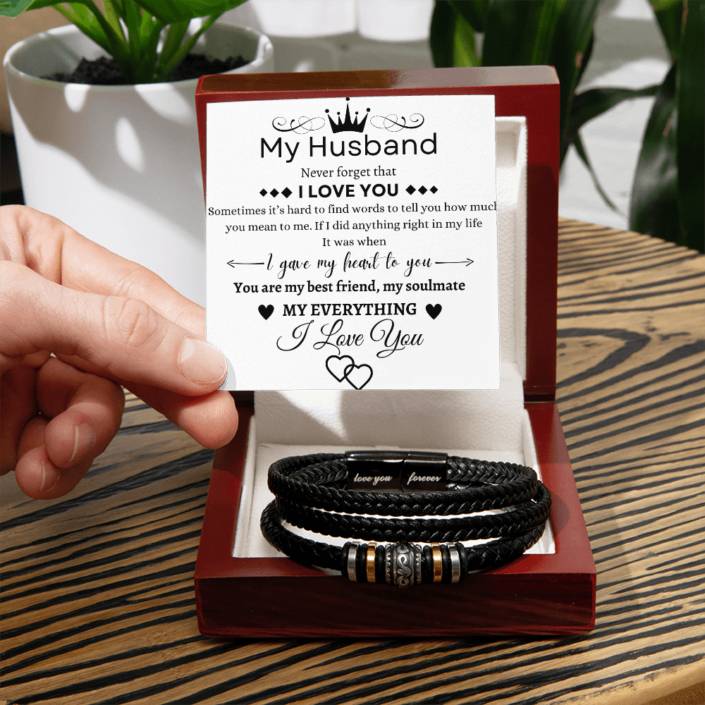 Love You Forever Bracelet | Gift For Husband