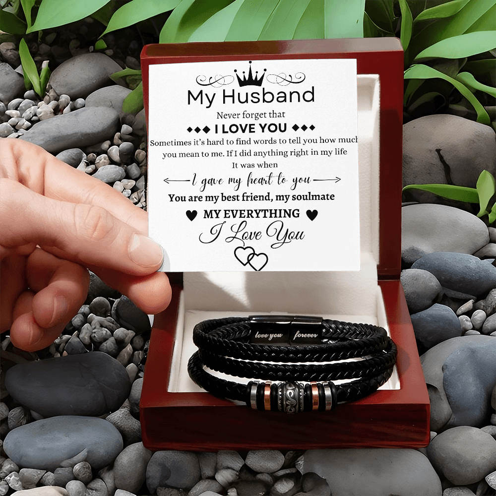 Love You Forever Bracelet | Gift For Husband