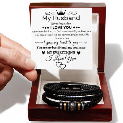 Love You Forever Bracelet | Gift For Husband