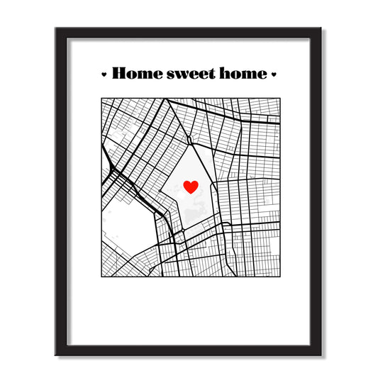 Home Is Heart ❤️ Portrait AirFrame | Home is where you are | Couples | Partners